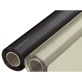   Takarófólia, párafékező és építési fólia 140g/m2 újrahasznosított PE - 0,15 mm - 4 x 25 m egész tekercs (100m2) ár/m2