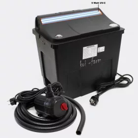   SunSun Grech CBF-200T Tószűrő szett - 8 m3-es tavakhoz - 9 W UVC lámpa - 2500 l/h szivattyú