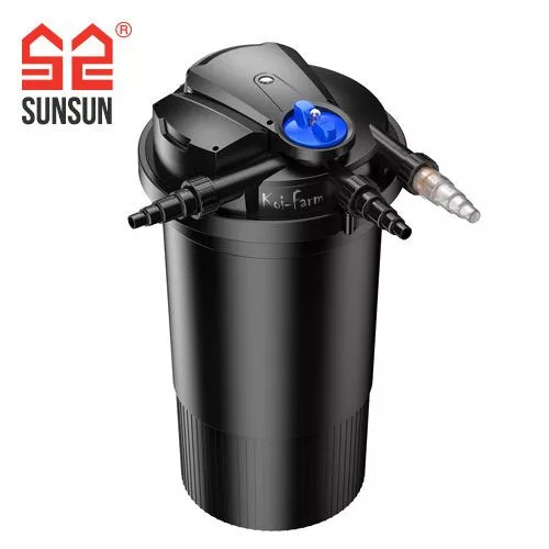 SunSun Grech CPA-15000 nyomásszűrő szett CTP-8000 szivattyúval 18 W UV-C lámpával + 3 m tömlő és indító baktérium