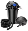 SunSun Grech CPA-15000 nyomásszűrő szett Pontec 8000 l/h szivattyúval és 18 W UV-C lámpával + 3 m tömlő és indító baktérium