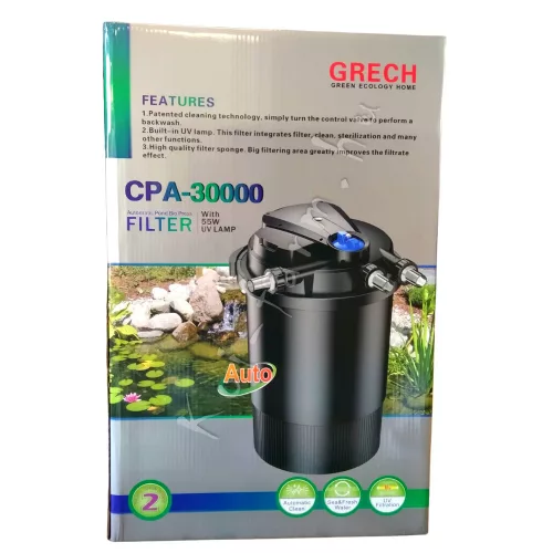 SunSun Grech CPA-30000 nyomásszűrő - 55W UVC lámpával