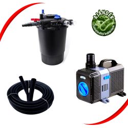  SunSun CPF-30000 nyomásszűrő szett CTP-10000 szivattyúval + 3 m tömlő és indító baktérium
