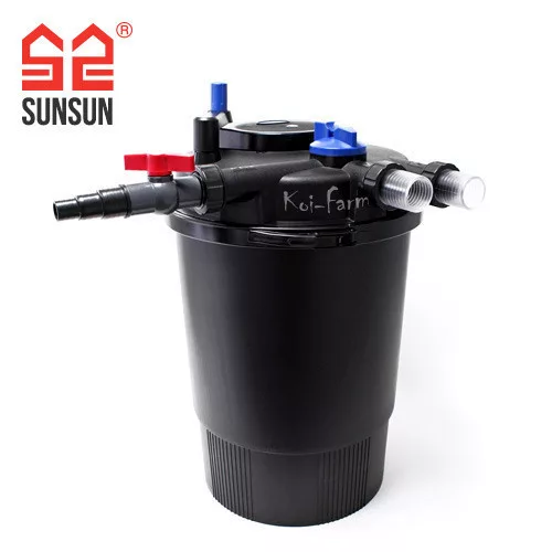 SunSun Grech CPF-30000 nyomásszűrő szett CTP-12000 szivattyúval 55W UV-C lámpával + 3 m tömlő és indító baktérium