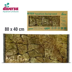 Akvárium háttér - 80 x 40 cm - Diversa