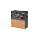Eheim Incpiria 430 marine 130X60X144 cm grafit/fa Akvárium Szett Bútorral