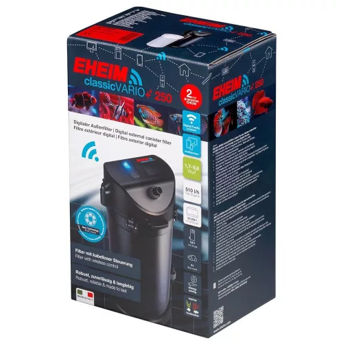 Eheim classicVARIO+e 250 külső szűrő szivacs töltettel