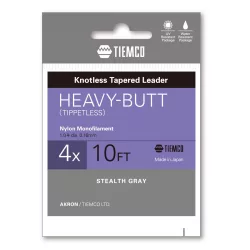 TIEMCO VÉKONYODÓ ELŐKE HEAVY BUTT LEADER 10ft 4X