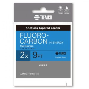 TIEMCO VÉKONYODÓ ELŐKE FLUOROCARBON HI-ENERGY LEADER 9ft 5X