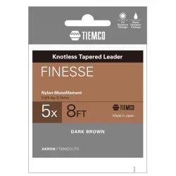 TIEMCO VÉKONYODÓ ELŐKE FINESSE TAPERED LEADER 8ft 5X