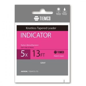 TIEMCO VÉKONYODÓ ELŐKE INDICATOR TAPERED LEADER 13ft 6X