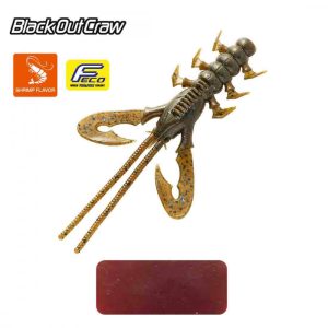 TIEMCO BLACK OUT CRAW 4" 10cm Color 004