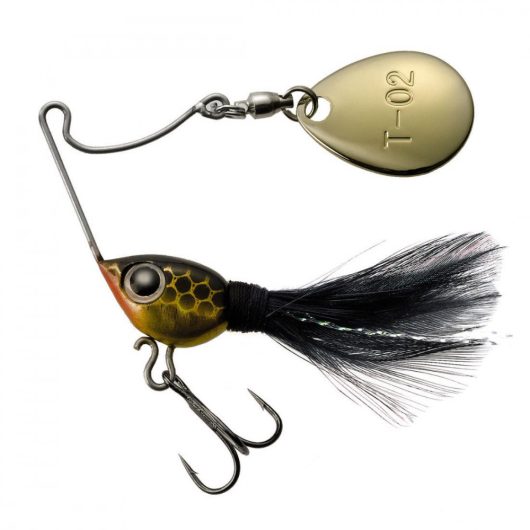 SPINNERBAIT TIEMCO NECROMANCER 6.5gr 45mm 02 Holo Gold Black