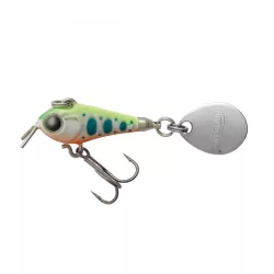   SPINNERTAIL TIEMCO RIOT BLADE S 20mm 5gr 102 Holo Chartreuse Back Yamame
