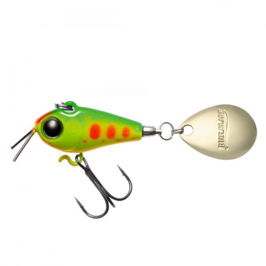 SPINNERTAIL TIEMCO RIOT BLADE S 25mm 9gr 105 Lime Chartreuse Yamame