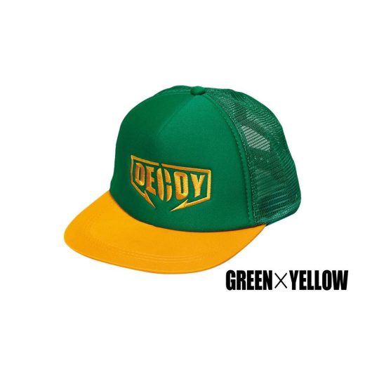 SAPKA DECOY DA-17 FLAT MESH CAP Green Yellow