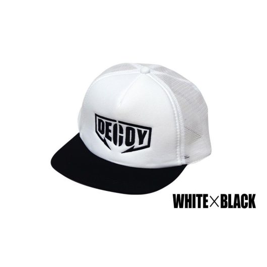 SAPKA DECOY DA-17 FLAT MESH CAP White Black