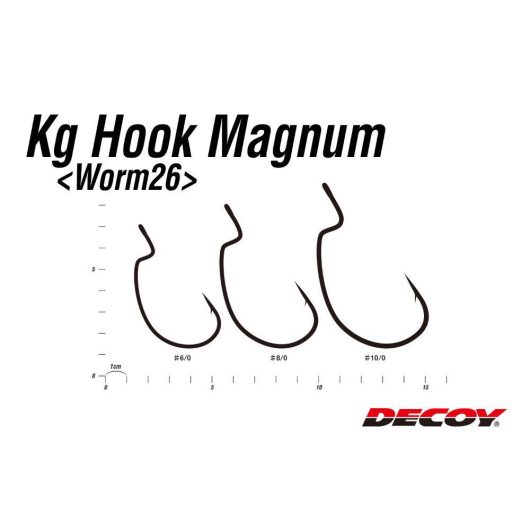 OFFSET HOROG DECOY WORM 26 KG MAGNUM 6/0