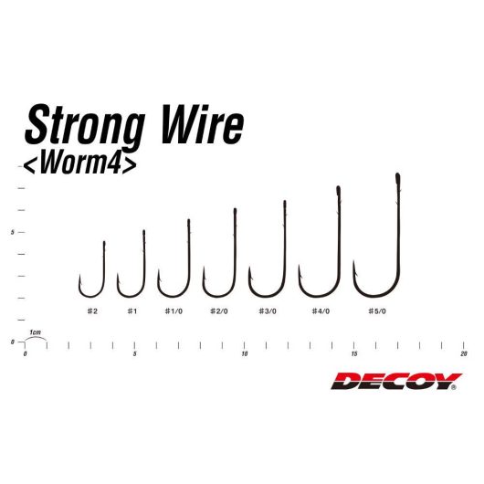 HOROG DECOY WORM 4 STRONG WIRE 3/0