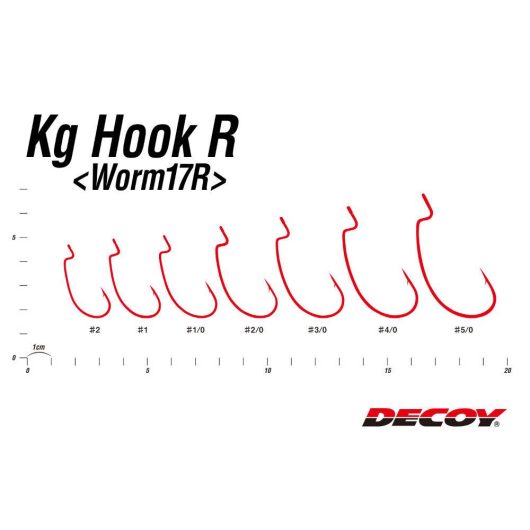 OFFSET HOROG DECOY WORM 17R KG 2 Blood Red