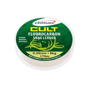 CLIMAX CULT CARP FLUOROCARBON SNAG LEADER 50m 0.50mm 30lb