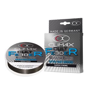 CLIMAX CULT FEEDER BOTTOM BRAID 110m 0.15mm 7.5kg Dark Grey