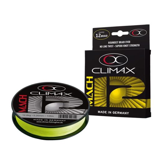 CLIMAX MACH X12 FLUO YELLOW 135m 0.23mm 14.9kg
