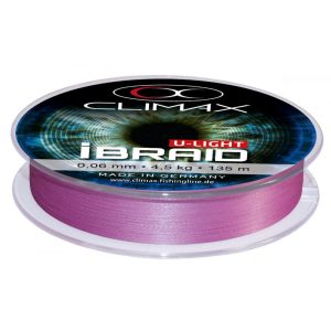 CLIMAX iBRAID U-LIGHT FLUO PURPLE 135m 0.04mm 3.0kg