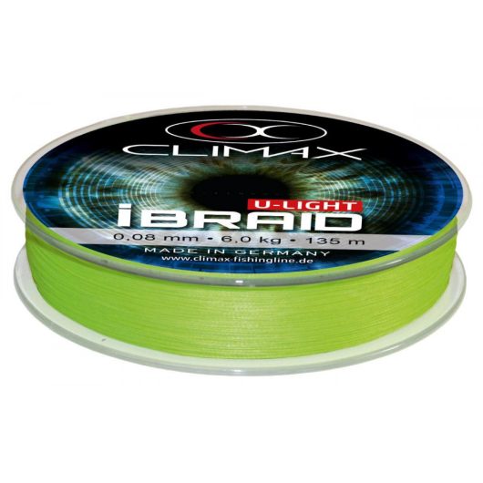 CLIMAX iBRAID U-LIGHT CHARTREUSE 135m 0.04mm 3.0kg