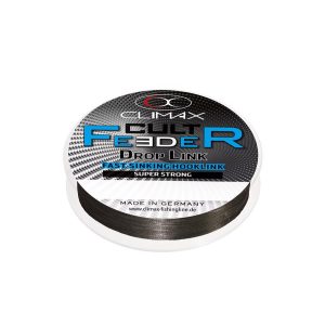 CLIMAX CULT FEEDER FAST SINKING BRAID DROPLINK 10m 0.06mm 3.2kg Dark Grey