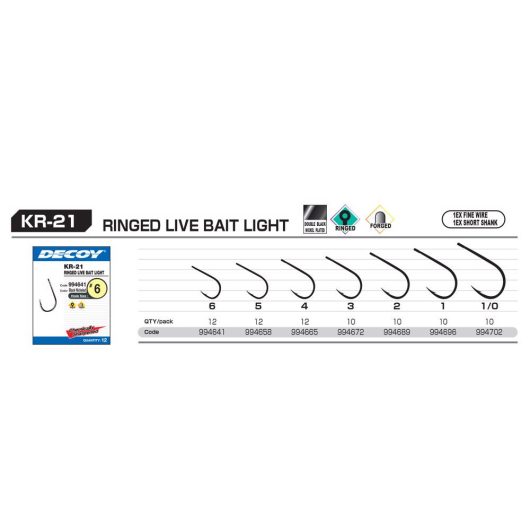 HOROG DECOY KR-21 ROUND LIVE BAIT LIGHT 2