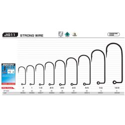 JIG HOROG DECOY PRO PACK JIG11 STRONG WIRE #3/0