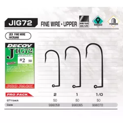 JIG HOROG DECOY PRO PACK JIG72 UPPER FINE WIRE #2