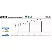 HOROG DECOY WORM KR-29 ROUND FINE 2/0 HOROG DECOY WORM KR-29 ROUND FINE 2/0