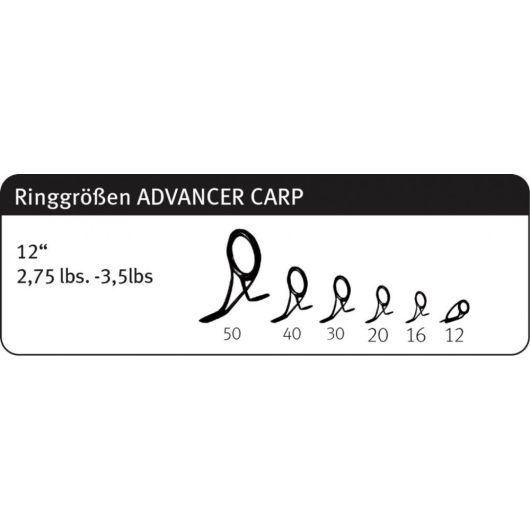 ADVANCER CS-2 CRAP 12FT 3.66M 2.75lbs