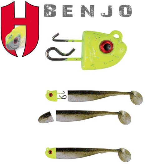 JIG FEJ ÓLOM BENJO JOINTED 5.5gr Chartreuse