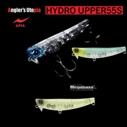 APIA HYDRO UPPER 55S 55mm 5.5gr 04 Clear Chart Glitter