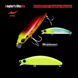 APIA DOVER 70F SHALLOW RUNNER 70mm 8.5gr 10 All Chart
