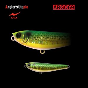 APIA ARGO 69 8.5gr 69mm 08 Green Gold Kohada