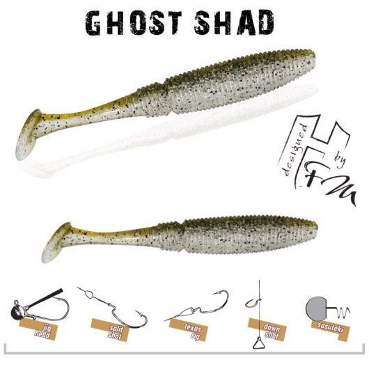 GHOST SHAD 5cm GREEN SHAD