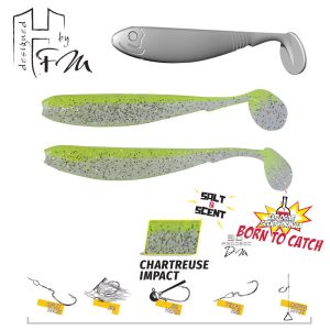 BENJO R 3.6" 9cm Chartreuse Impact