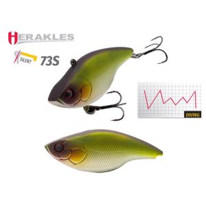 BLAZE RATTLE 73 SILENT S 7.3cm 17gr Matt Green Shinner