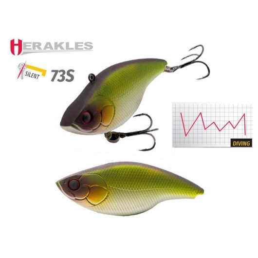 BLAZE RATTLE 73 SILENT S 7.3cm 17gr Matt Green Shinner