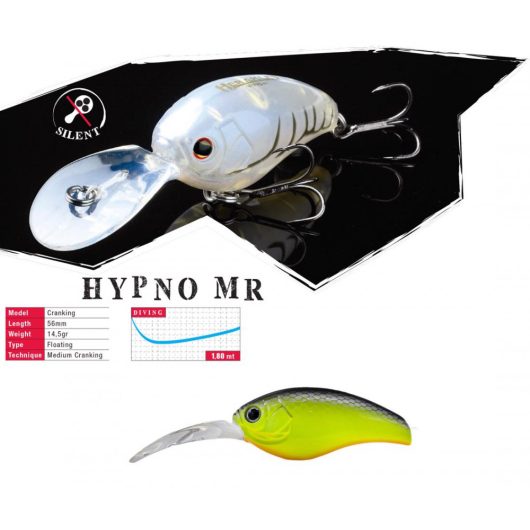 HYPNO-MR F 5.6cm 14.5gr Chartreuse Black Back