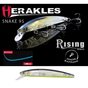 SNAKE 95SP 9.5cm 9gr Ghost Reaction Shad