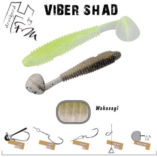 VIBER SHAD 3" 7.6cm WAKASAGI