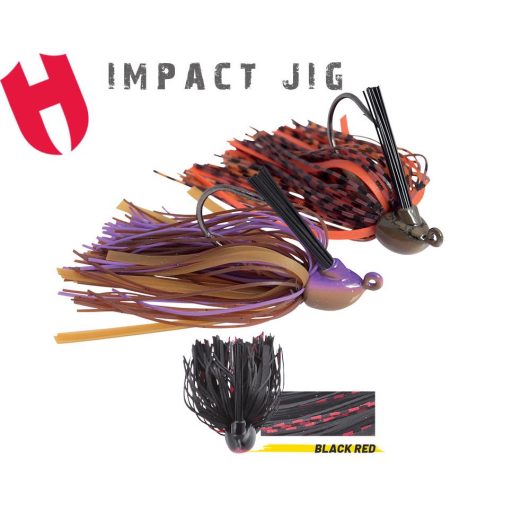 JIG IMPACT 1/4oz 7gr Black/Red