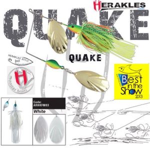 SPINNERBAIT QUAKE 1 1/2oz 42gr White