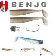 COMBO HOROG BENJO SHAD 3" 7.5cm BLUE COMBO SHAD