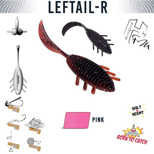 LEFTAIL-R 1.8" 4.5cm Pink