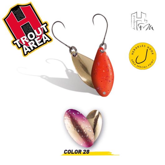 AREA SPOON SPIKE 1.0gr Color 28 Golden Trout